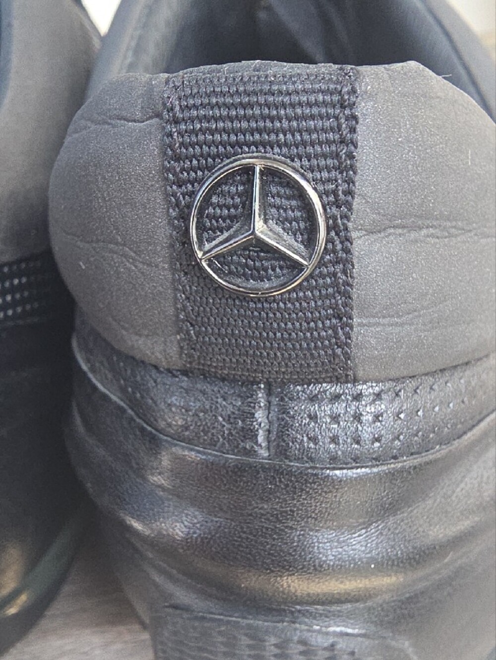 Hugo Boss Mercedes Men's Black Formula 1 F1 Leather Sneakers - Size 43 (US - 10) - Picture 12 of 14